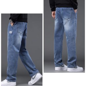 🖤 Drawstring Elastic Waist Baggy Pant Trouser (Sky Blue)